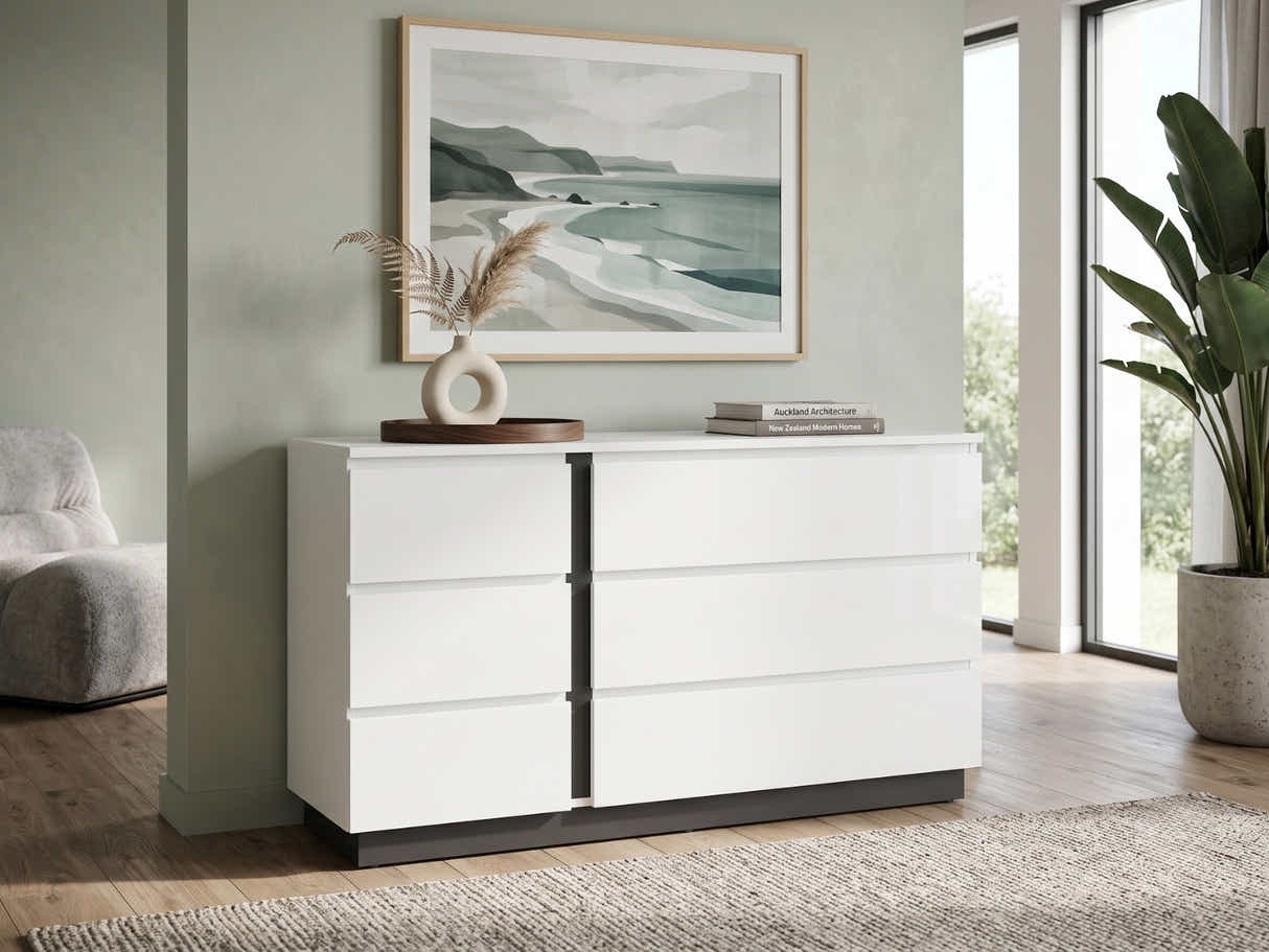 Kalmia 6-Drawer Lowboy