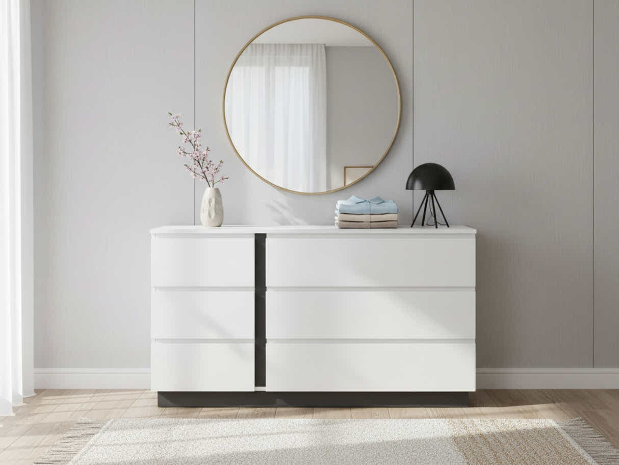 Kalmia 6-Drawer Lowboy