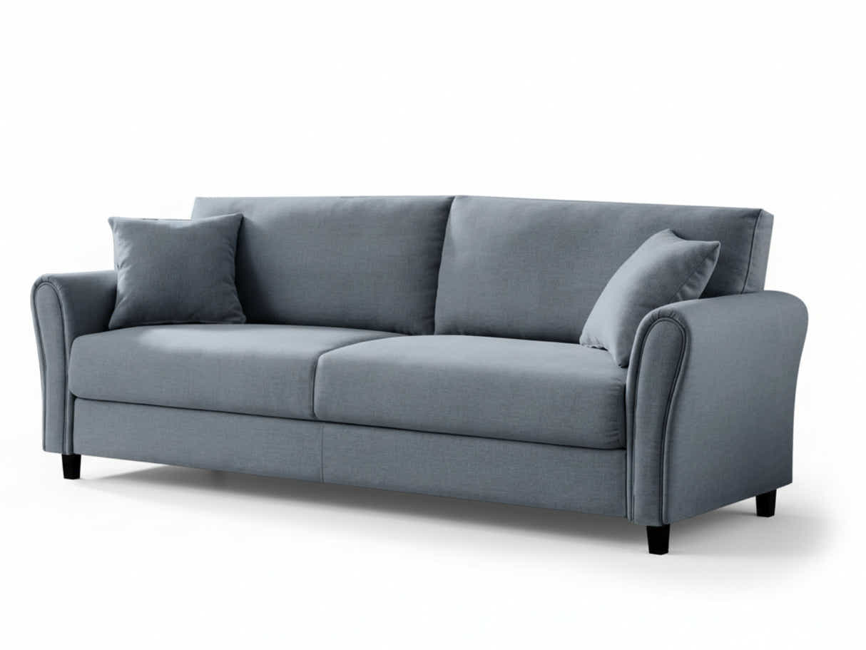 Cozza Linen Sofa - Blue