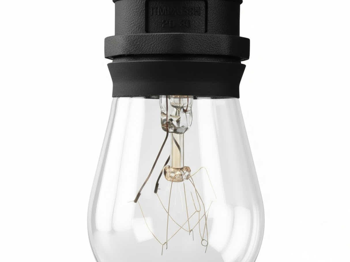 Fixed Socket Festoon Lights with Tungsten Bulbs - 12 m