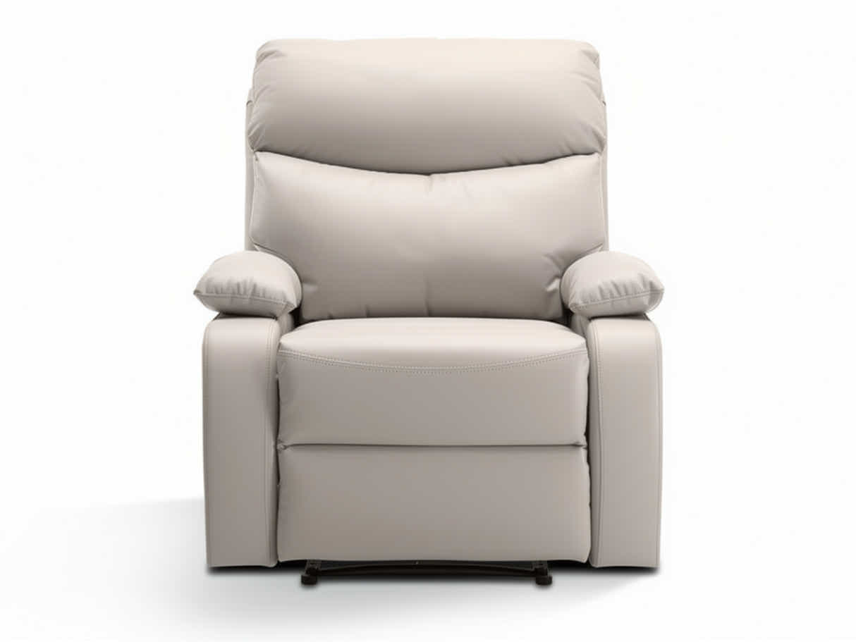 DS Giselle PU Leather Recliner Chair - Beige