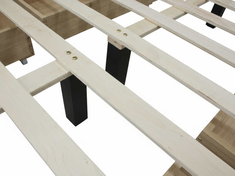 Cleva Bed Frame with Drawers - Double