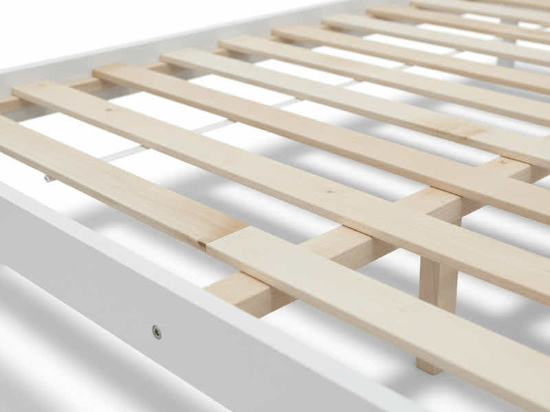Atlas Bed Frame White - Queen