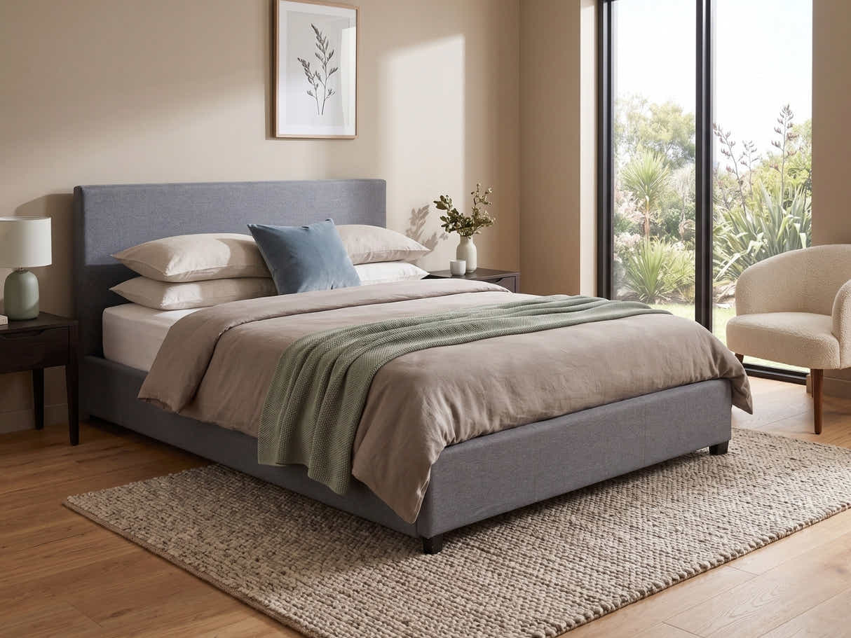 Bass Storage Bed Frame Grey - King