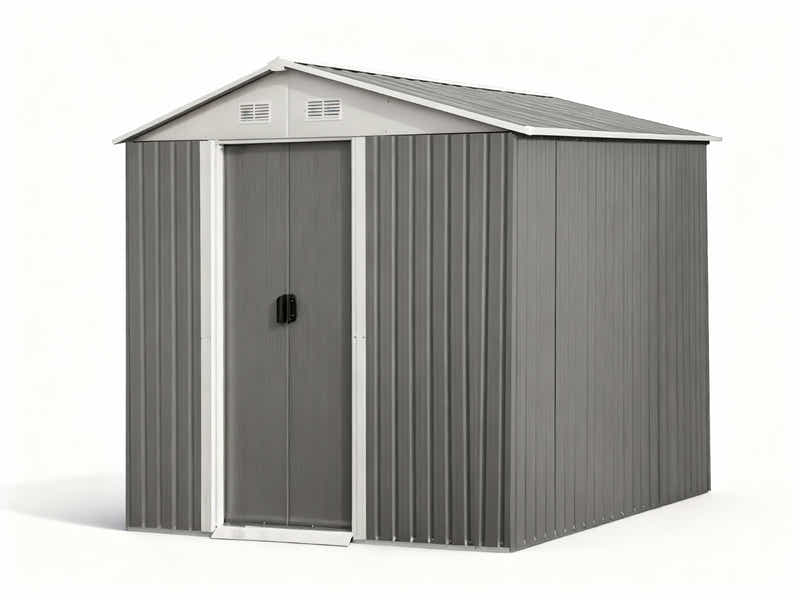 Galvanized Steel Garden Shed 8ft x 8ft