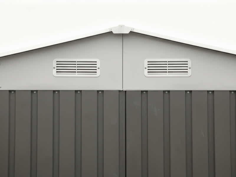 Galvanized Steel Garden Shed 8ft x 8ft