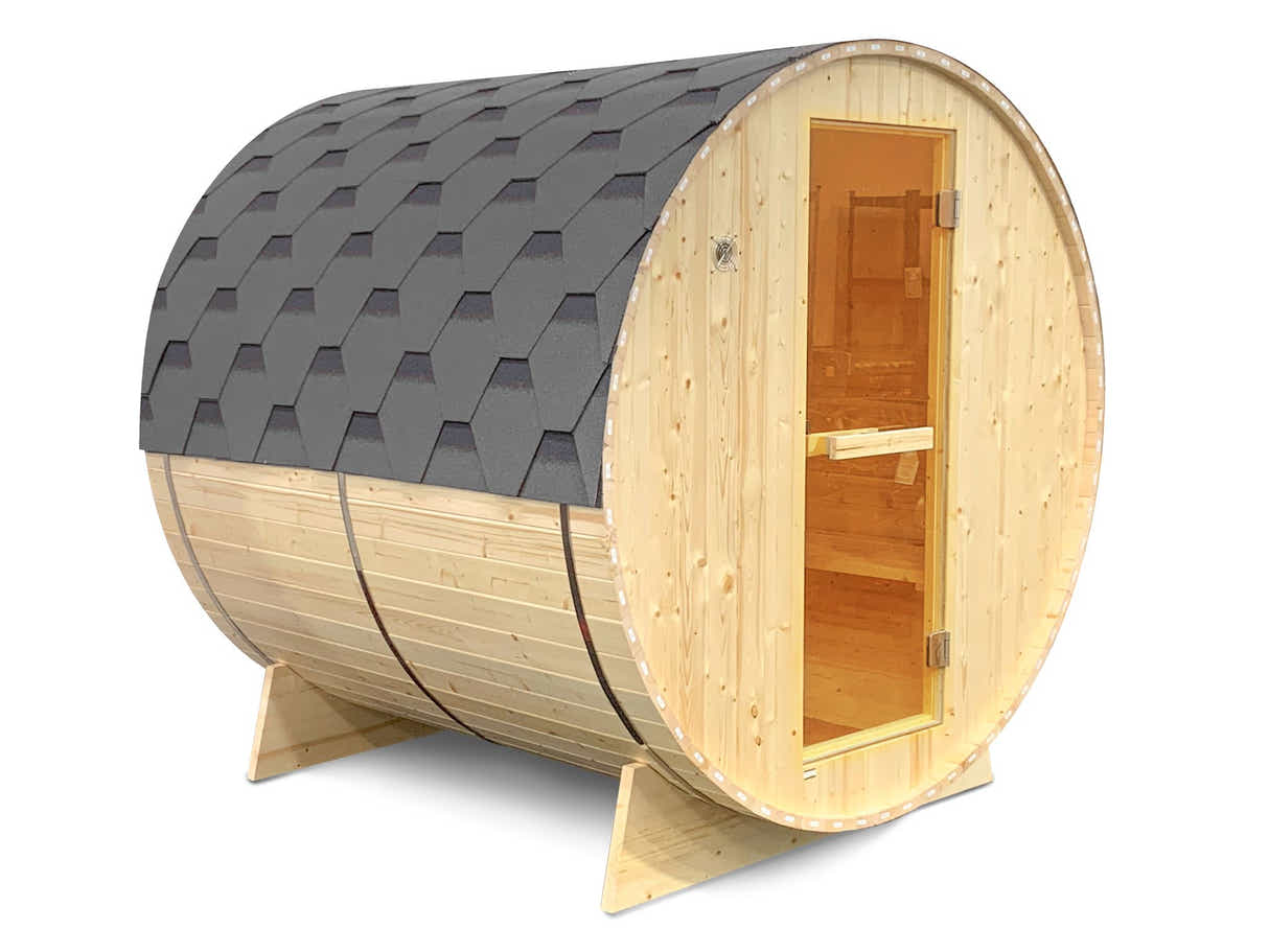 Ember 4-Person Outdoor Barrel Sauna