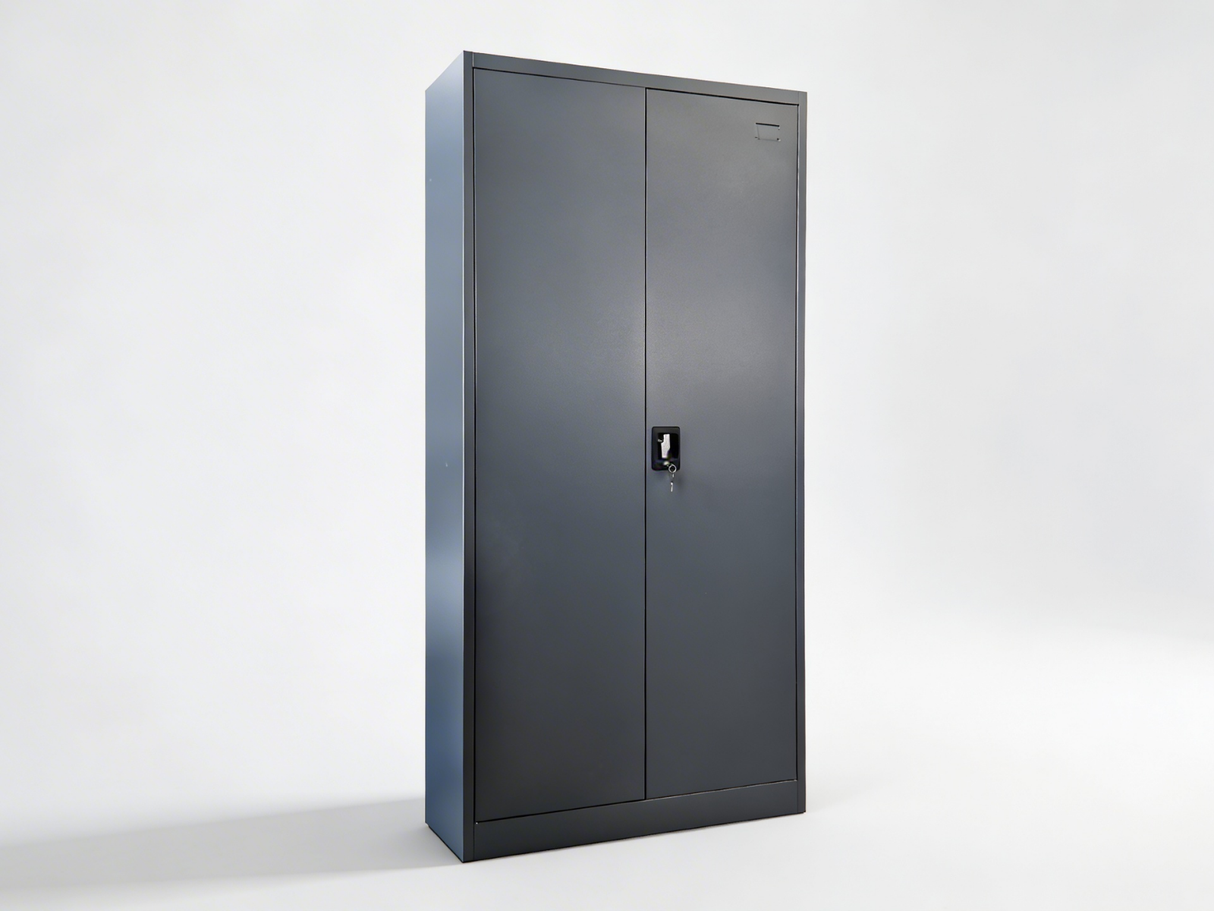 Lockable Steel Garage Storage Cabinet - 165 cm