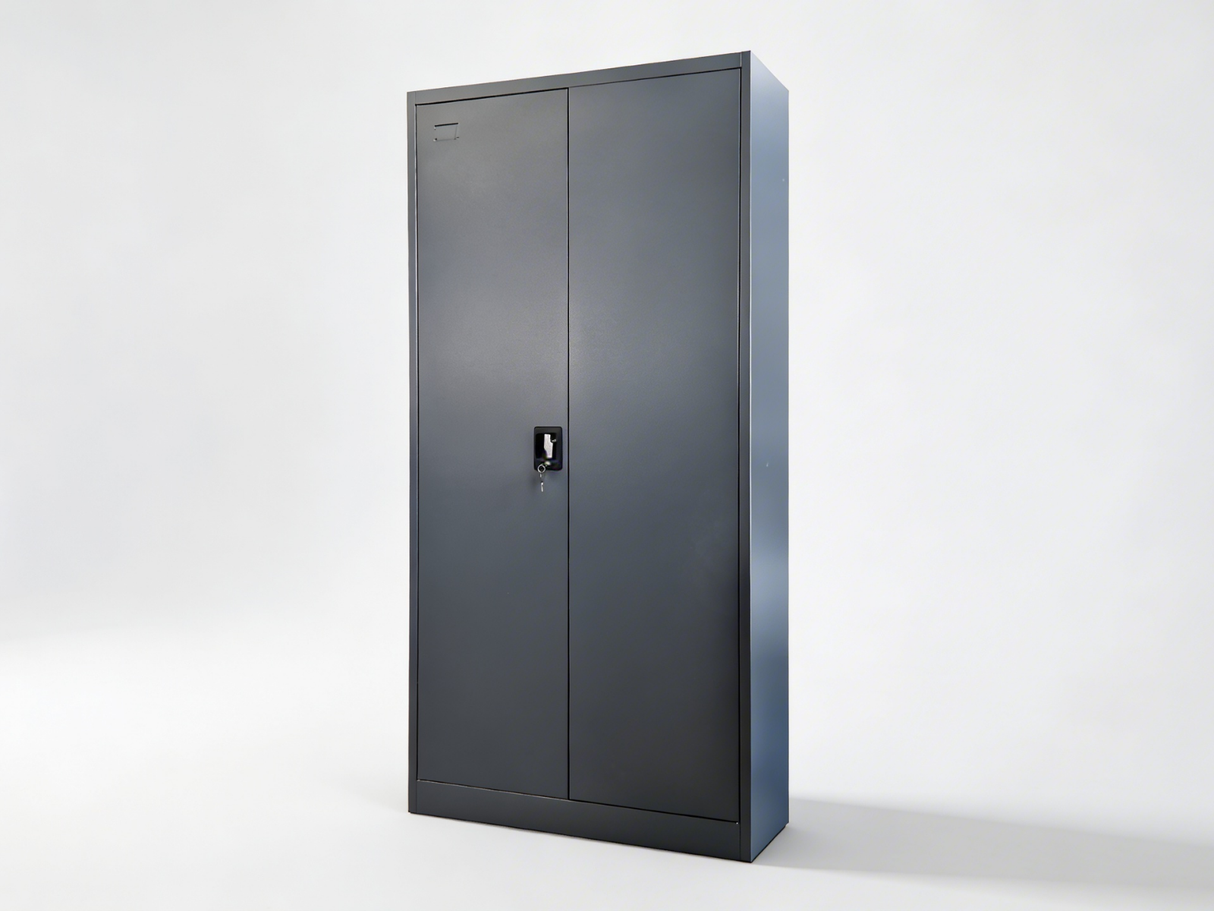 Lockable Steel Garage Storage Cabinet - 165 cm
