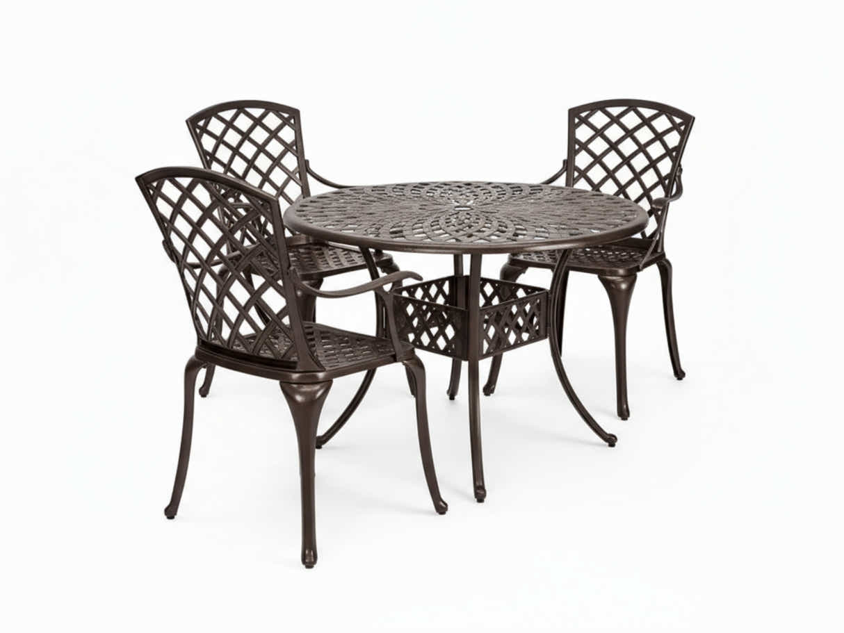5-Piece Cast Aluminum Patio Dining Set