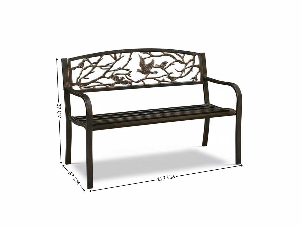 Arteferro Garden Bench E3 - Vintage Bronze