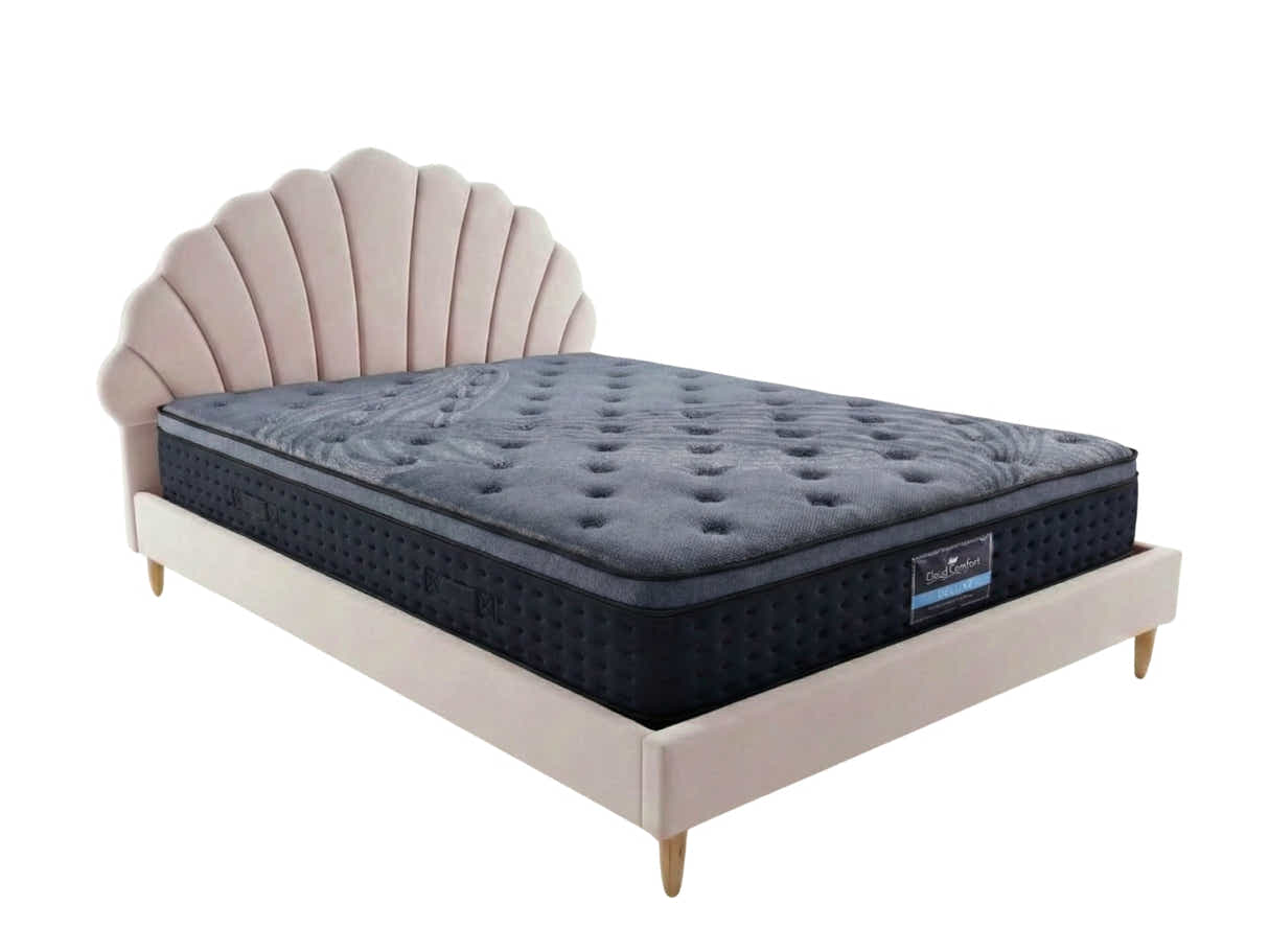 Ariel Princess Bed & Euro Top Mattress B34 - Double