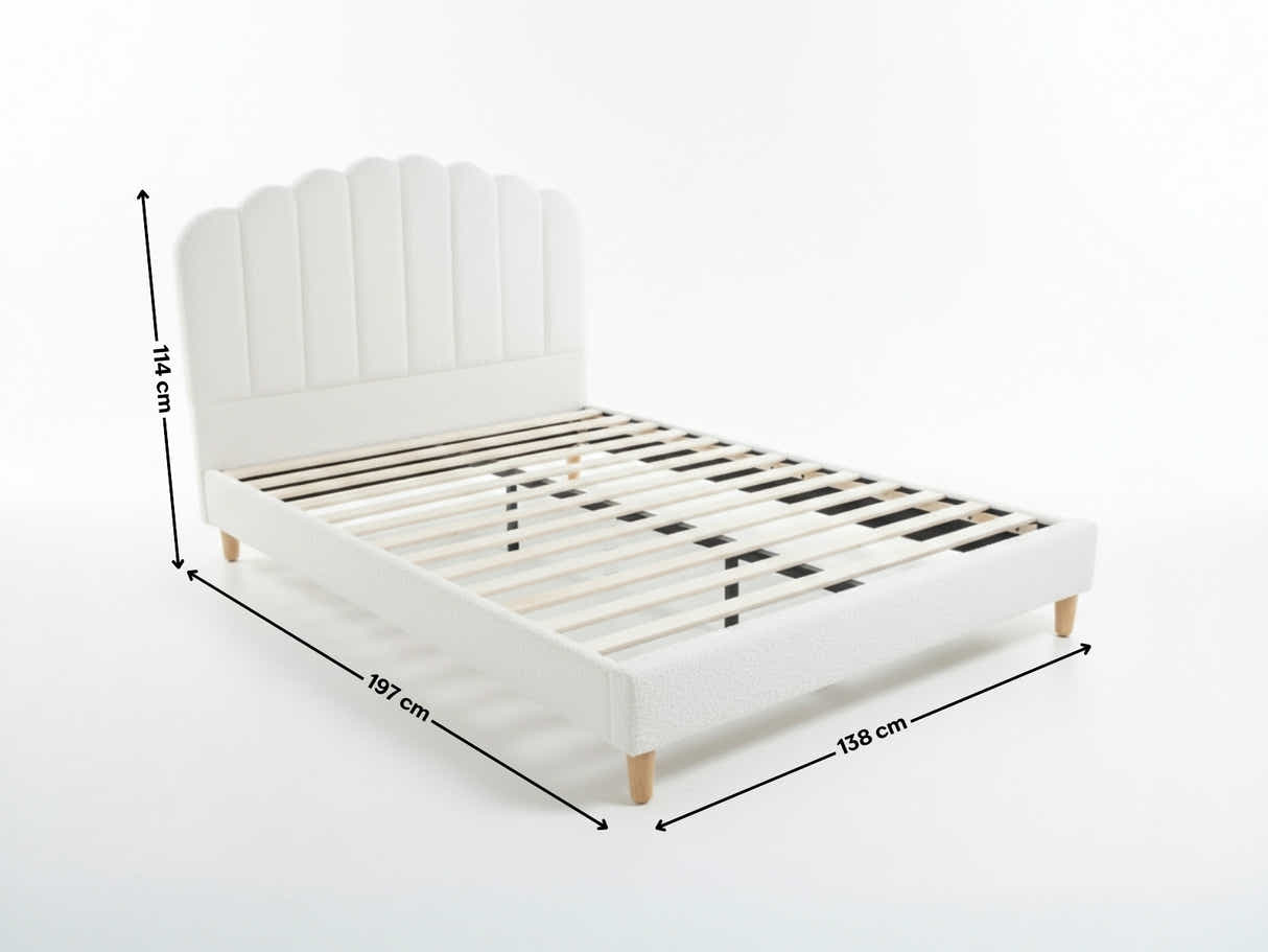 DS Shelley Boucle Bed Frame - Double