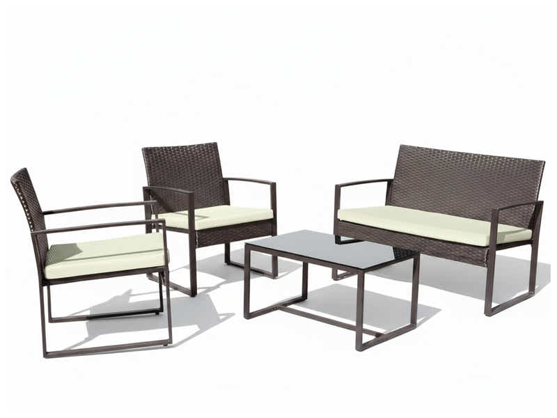 Thea Outdoor Rattan Set PE rattan