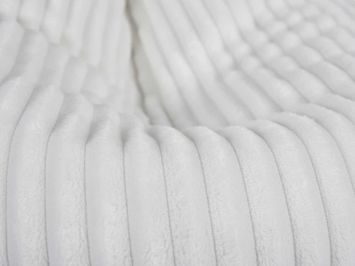 Leaf-Shaped Foam Bag Chair - White