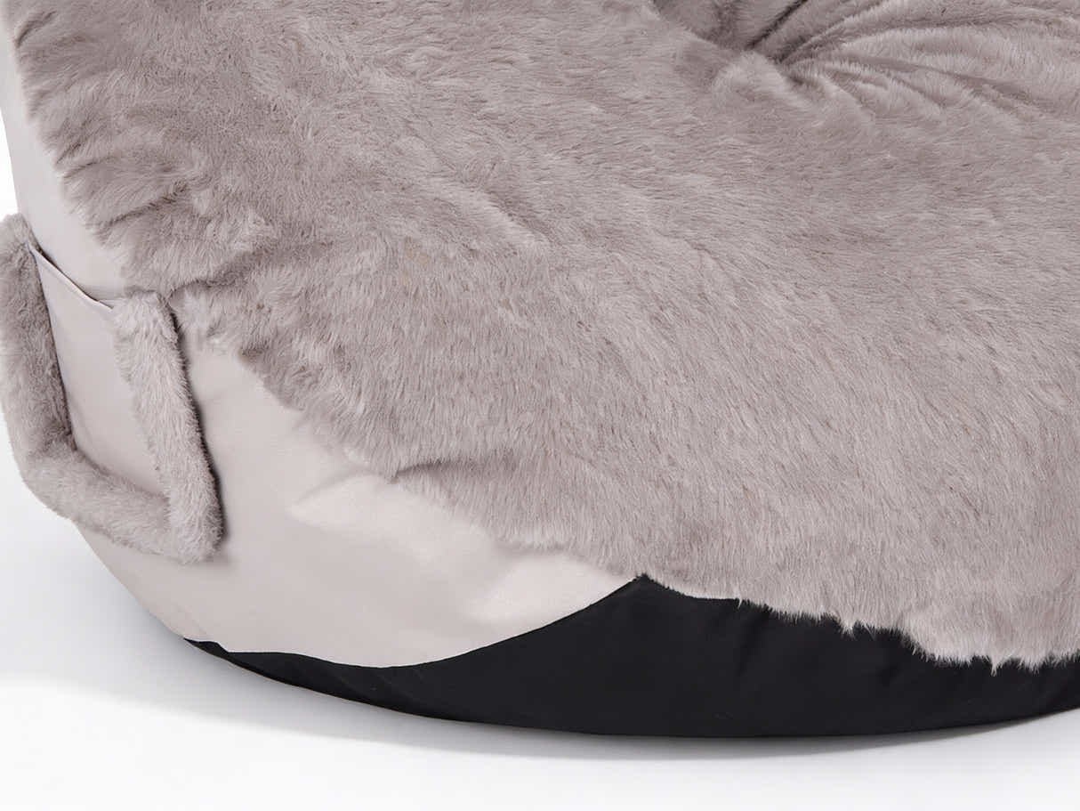 Leaf-Shaped Foam Bag Chair - Brown