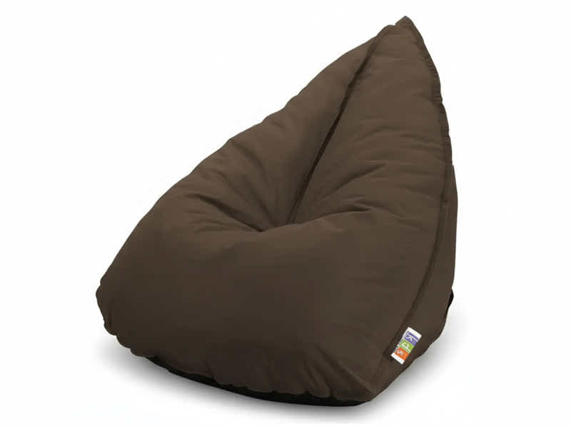 Outdoor Triangle Foam Bag Chair - Brown