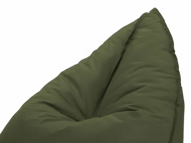 Outdoor Triangle Foam Bag Chair - Olive Green