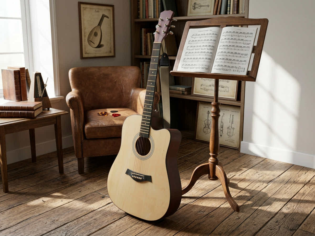 DS 41'' Acoustic Guitar - Natural Wood
