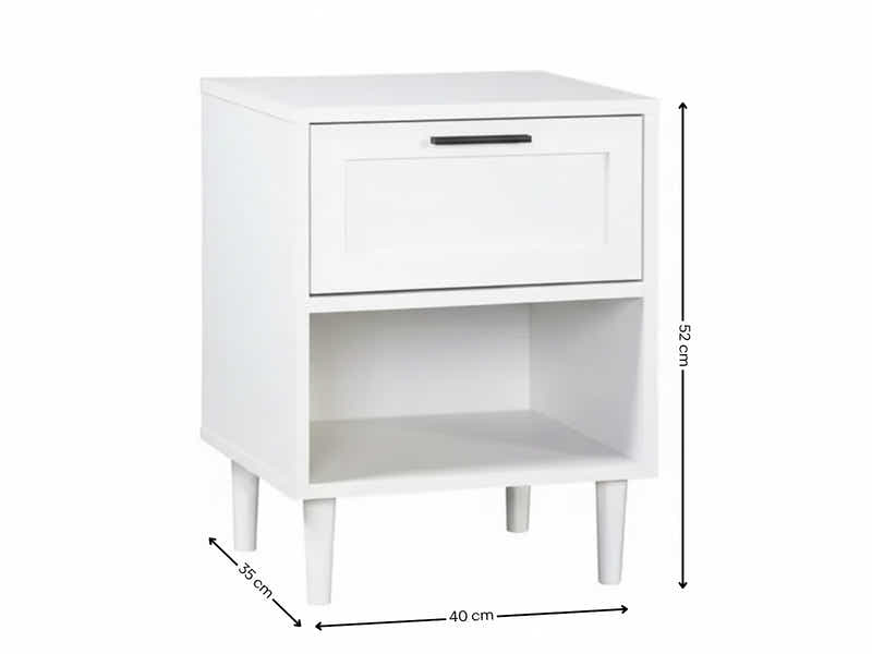 Rechteck Bedside Table