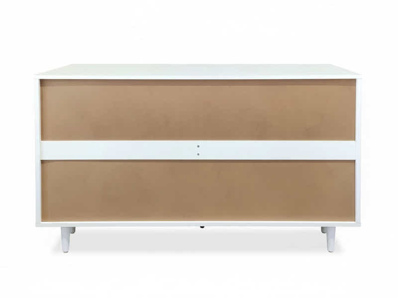 Rechteck 6-Drawer Lowboy - White