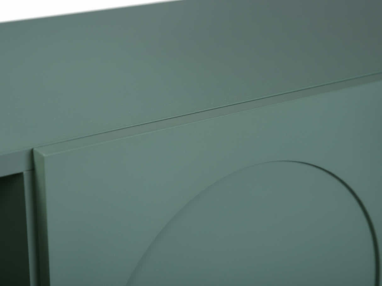 Cambre Green 3-Door Sideboard - 120 cm