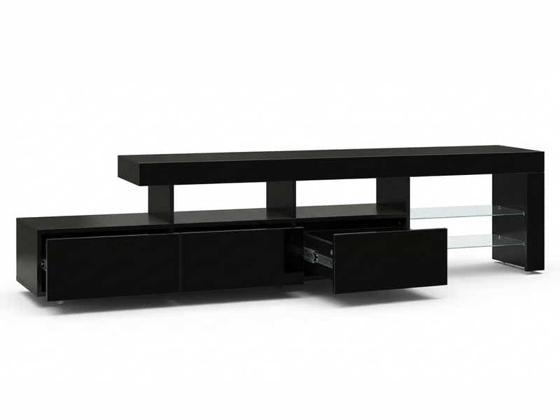 Glansig LED Entertainment Unit - 220 cm