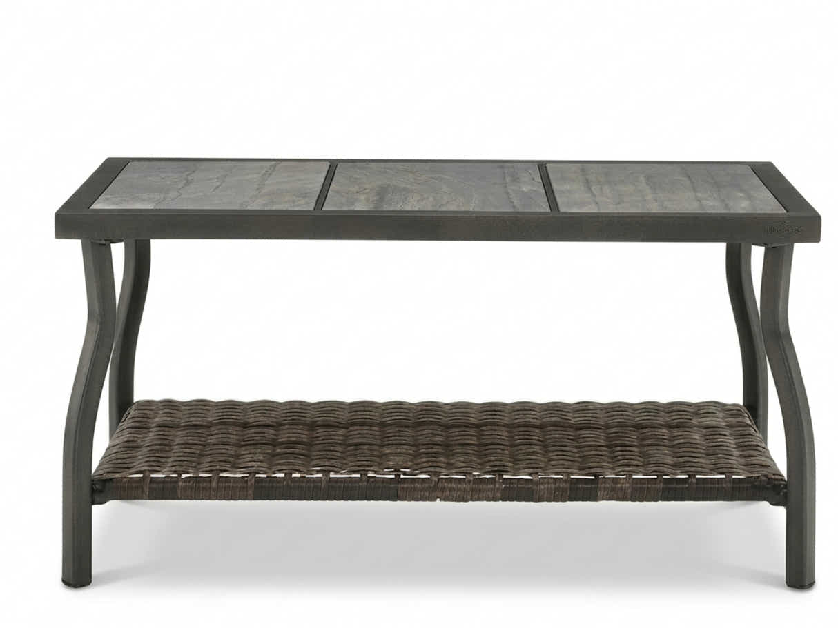 4-Piece Outdoor Sofa Set - Brown + Grey