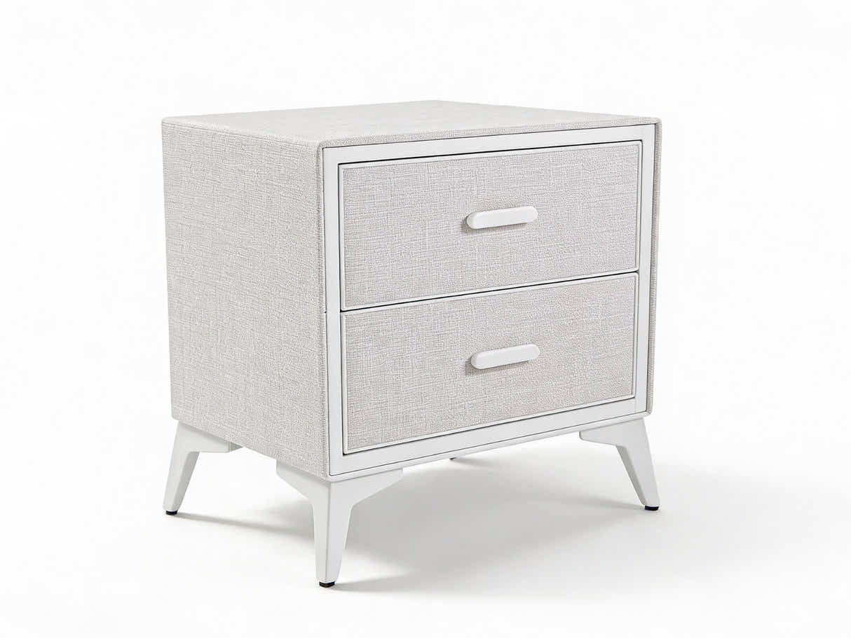 Delani Bedside Table - Cream