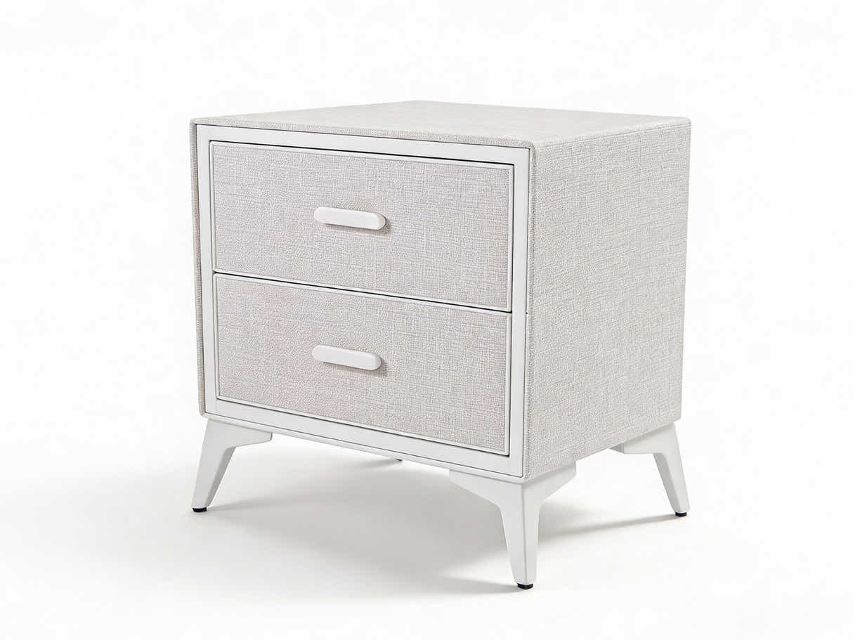 Delani Bedside Table - Cream