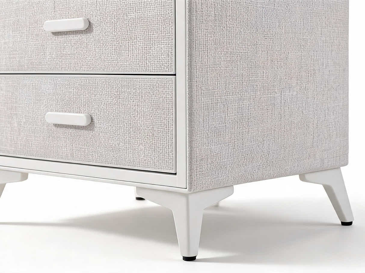 Delani Bedside Table - Cream