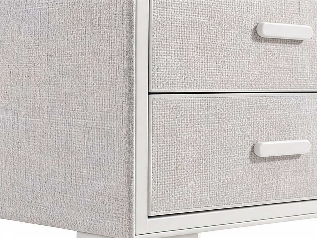 Delani Bedside Table - Cream