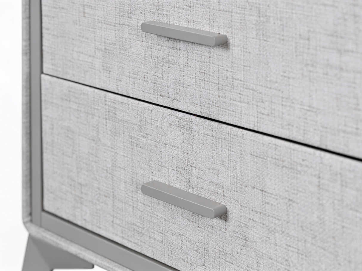 Delani Bedside Table - Grey