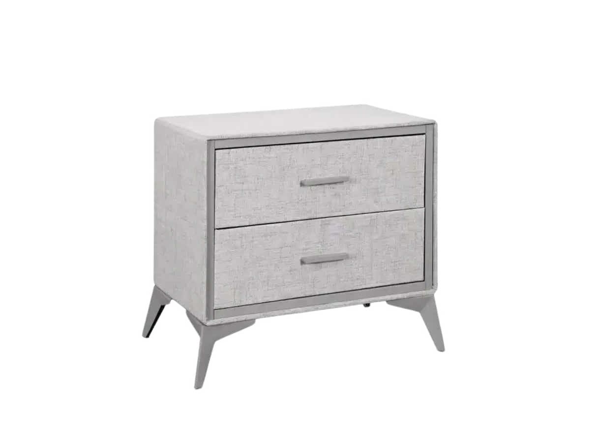 Delani Bedside Table - Grey