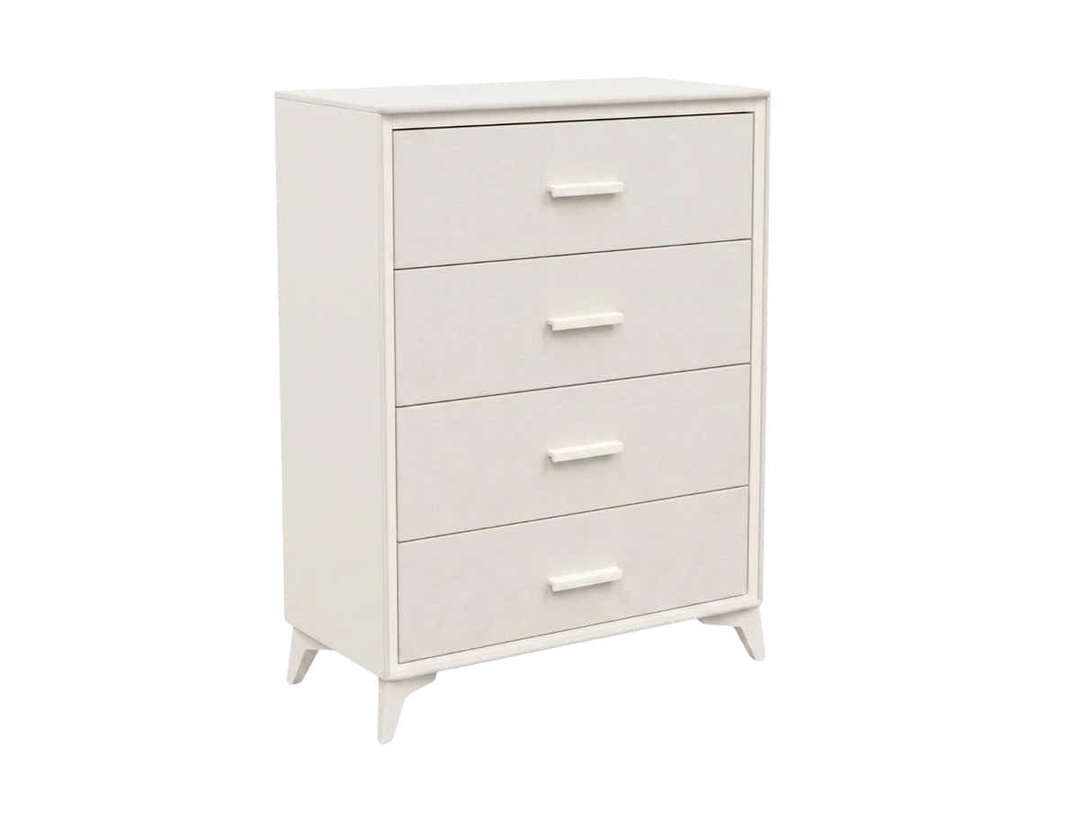 Delani 4-Drawer Tallboy - Cream