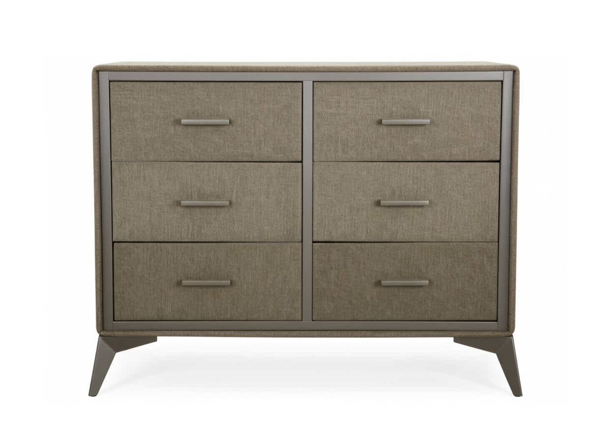 Delani 6-Drawer Lowboy - Brown