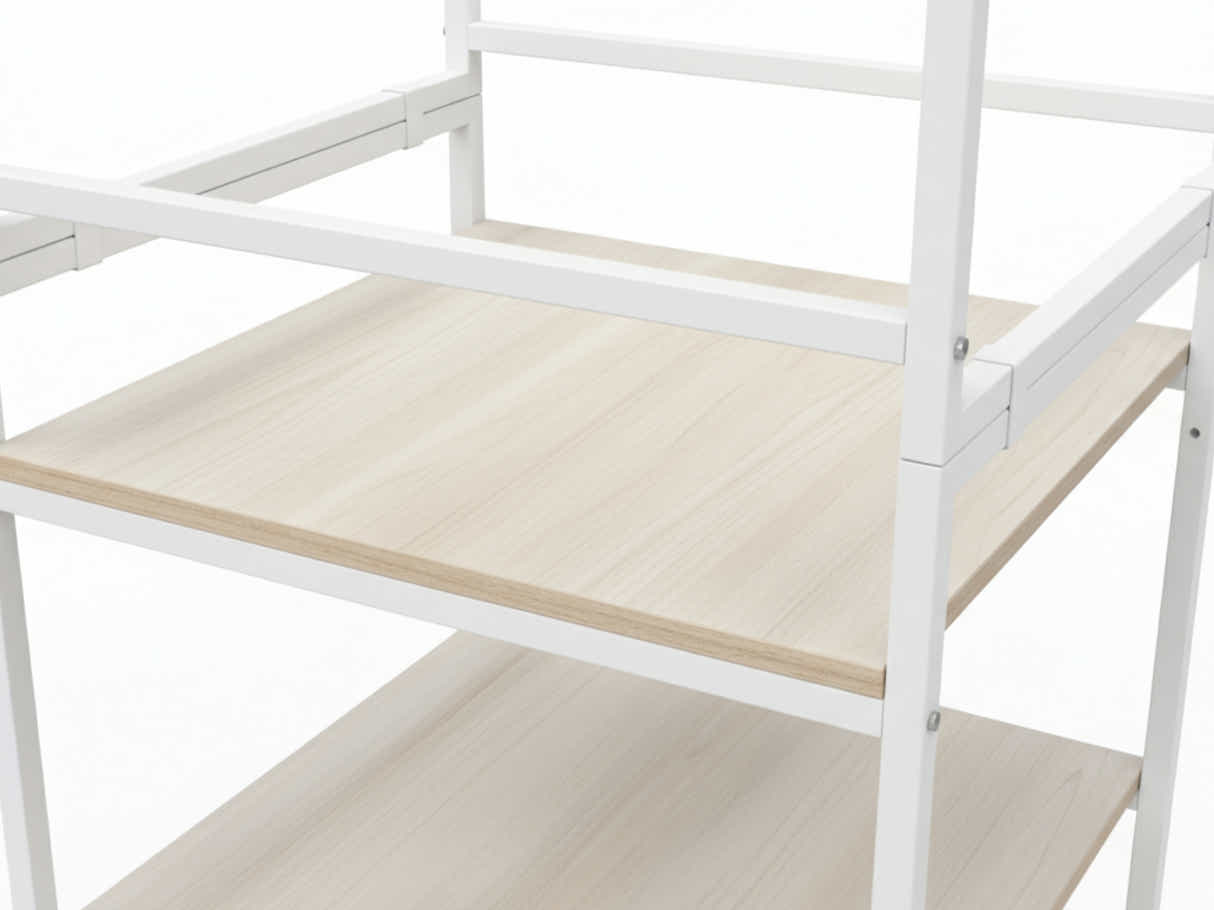 Delani Open Wardrobe with Shelves