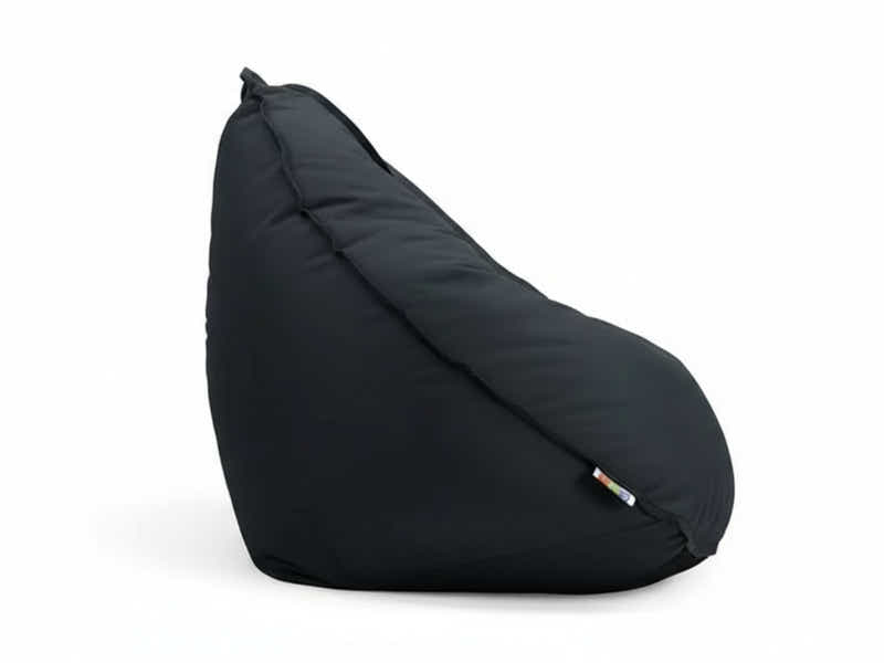 Outdoor Triangle Foam Bag Chair - Black