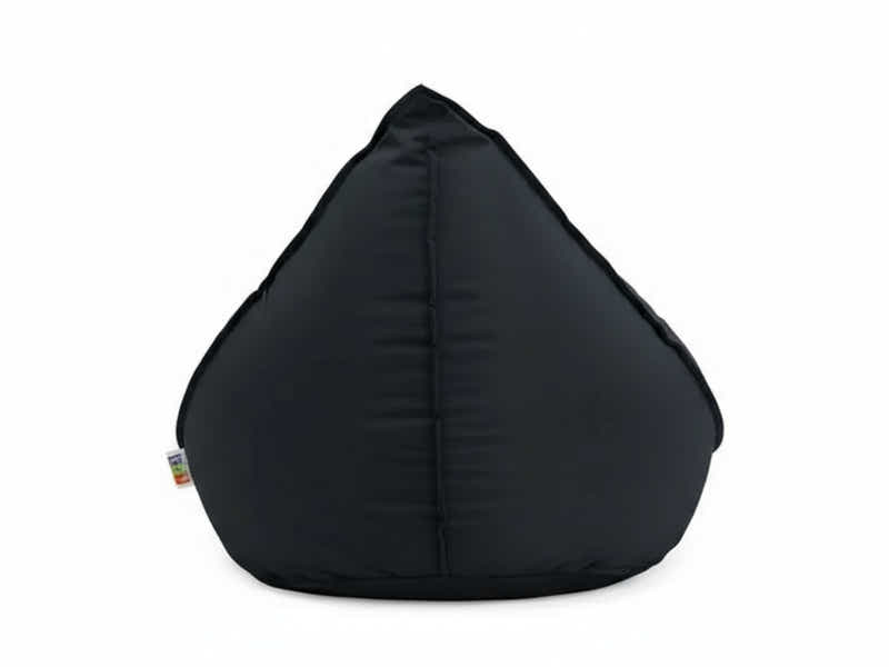 Outdoor Triangle Foam Bag Chair - Black