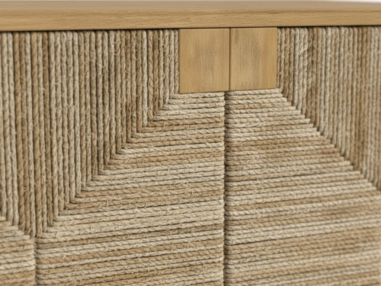Natus Braided 2-Door Cabinet - 80 cm