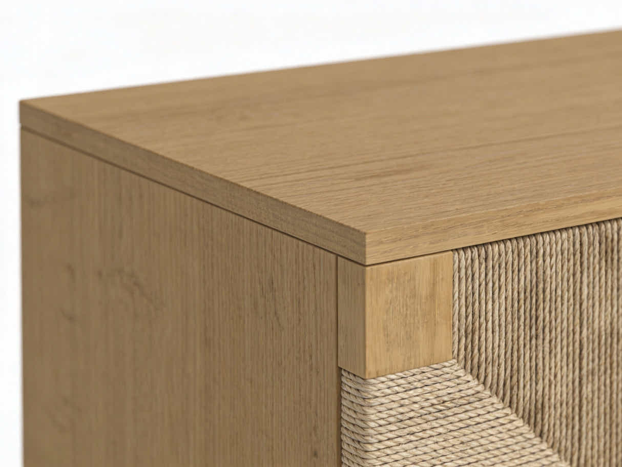Natus Braided 2-Door Cabinet - 80 cm