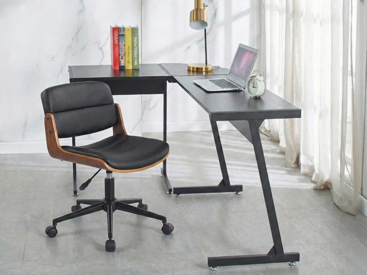 Corner Desk & Rocket Wooden Executive Office Chair