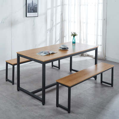 3-Piece Wooden Dining Set