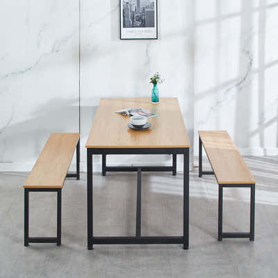 3-Piece Wooden Dining Set
