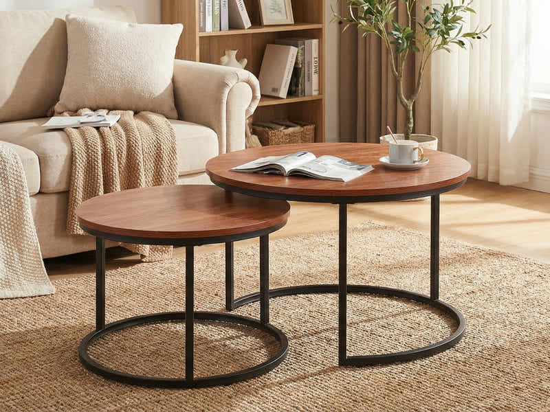 Nesting Coffee Table Set - Walnut
