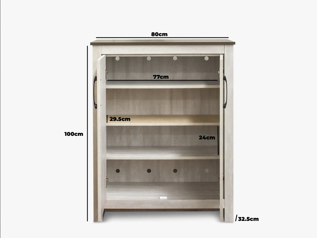 Lennart 2-Door Shoe Cabinet