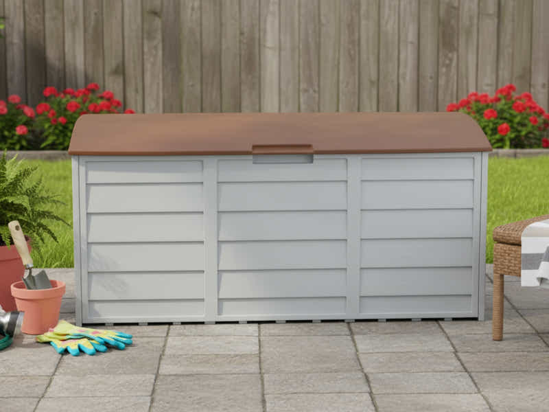 Outdoor Storage Box 290L - Brown