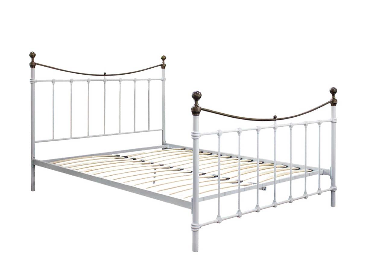 Victorian High Metal Bed Frame – King
