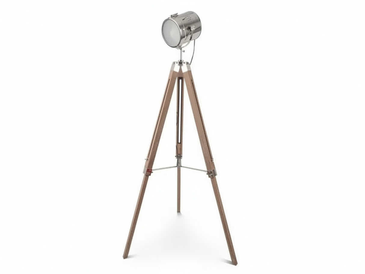 Flack Tripod Floor Lamp - Antique Ash