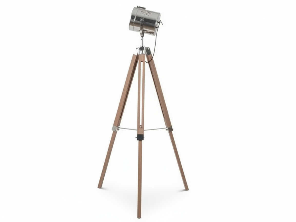 Flack Tripod Floor Lamp - Antique Ash